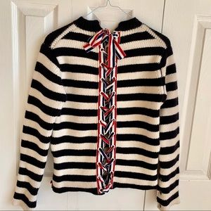 Thom Browne Cashmere Ribbon Tie Sweater Size XS Rare!